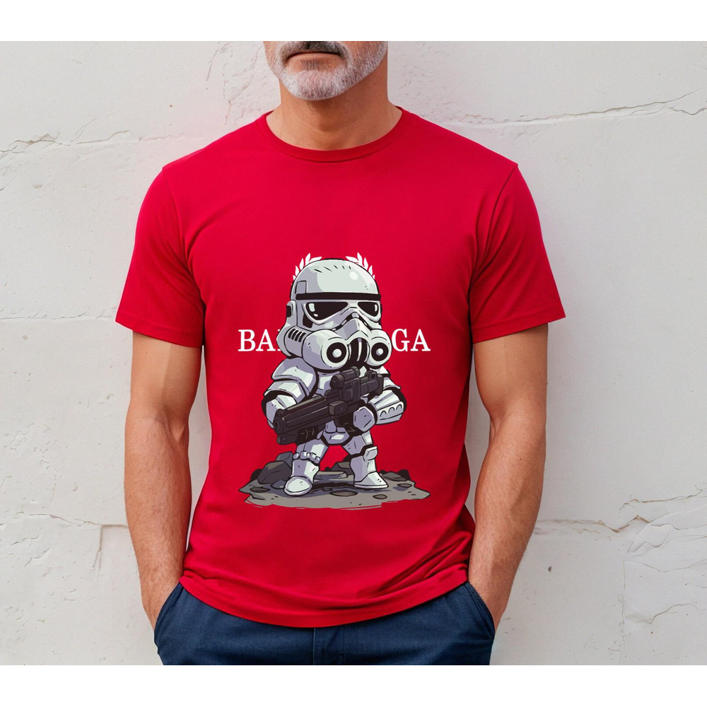 Balenciaga BB Stormtrooper Chibi Starwars Fan Gift TShirt03red03redjpg