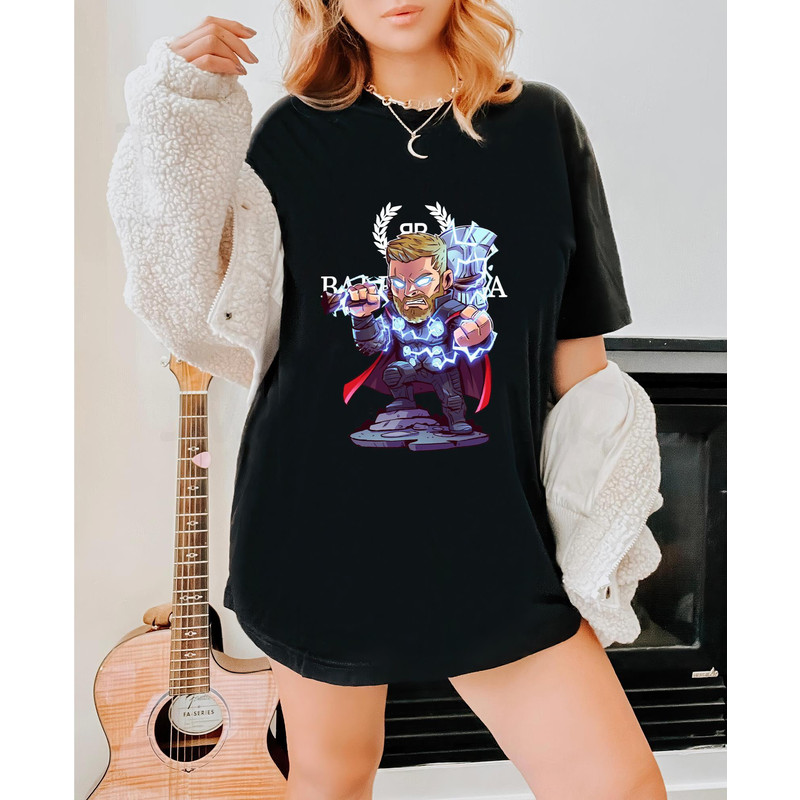 Balenciaga BB Thor Chibi Infinity War Fan Gift TShirt04gblack04gblackjpg