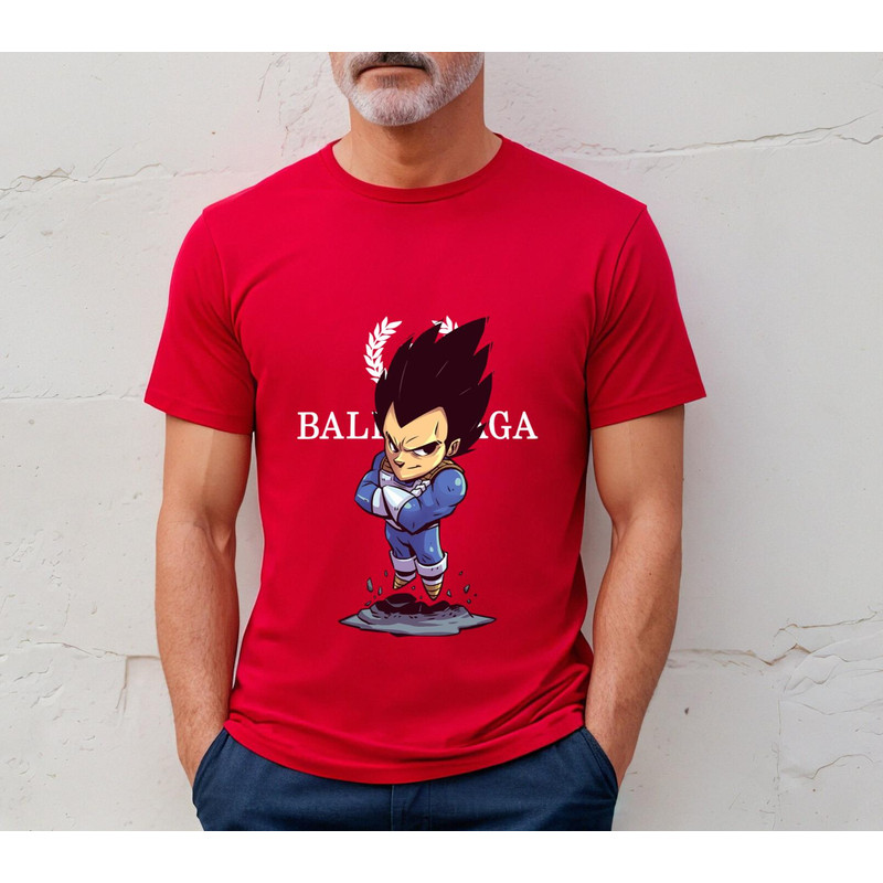 Balenciaga BB Vegeta Chibi Fan Gift TShirt03red03redjpg
