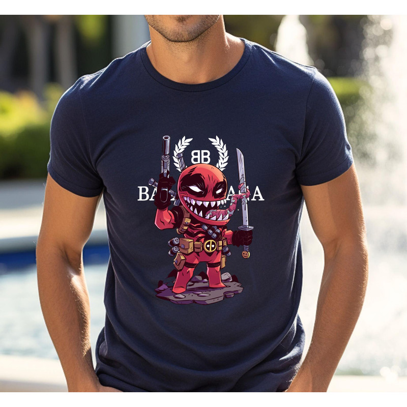 Balenciaga BB Venompool Chibi Fan Gift TShirt02navy02navyjpg