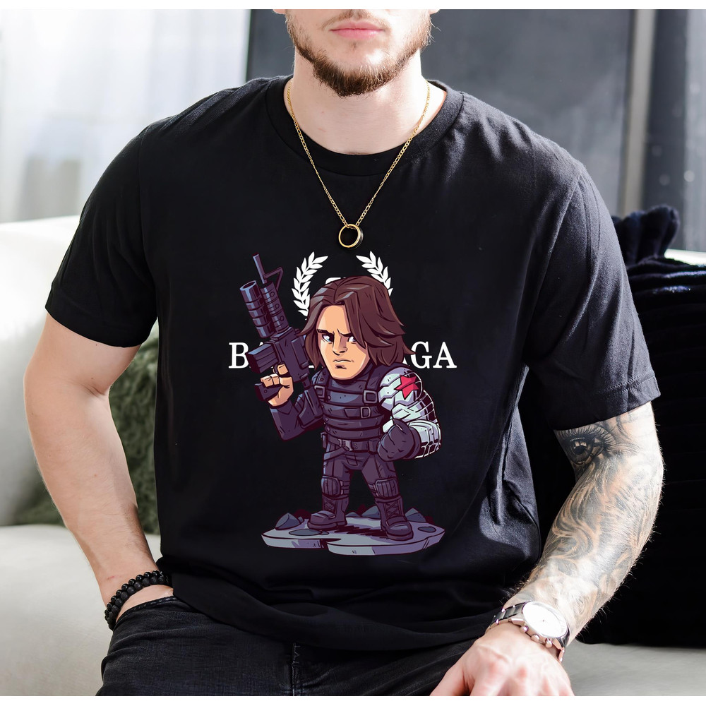 Balenciaga BB Winter Soldier Chibi Fan Gift TShirt01black01blackjpg