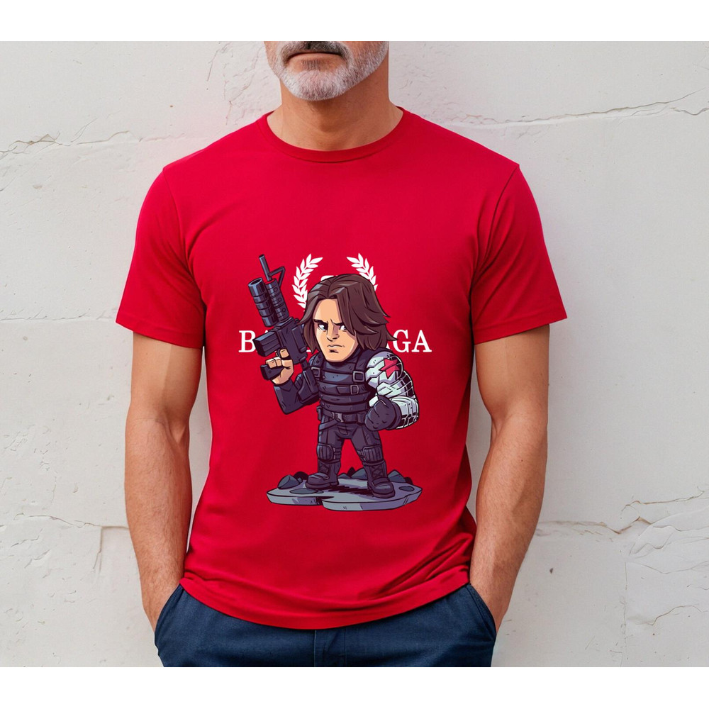 Balenciaga BB Winter Soldier Chibi Fan Gift TShirt03red03redjpg