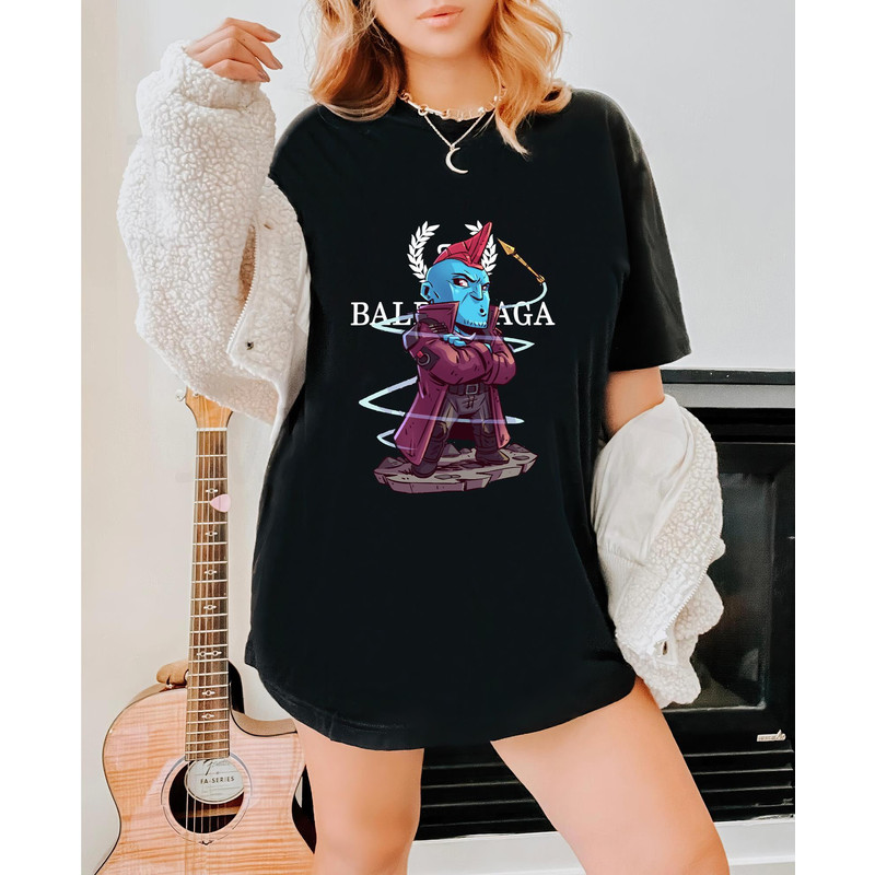 Balenciaga BB Yondu Chibi Fan Gift TShirt04gblack04gblackjpg
