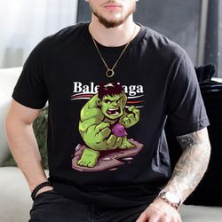 balenciaga hulk avengers chibi fan gift t-shirt