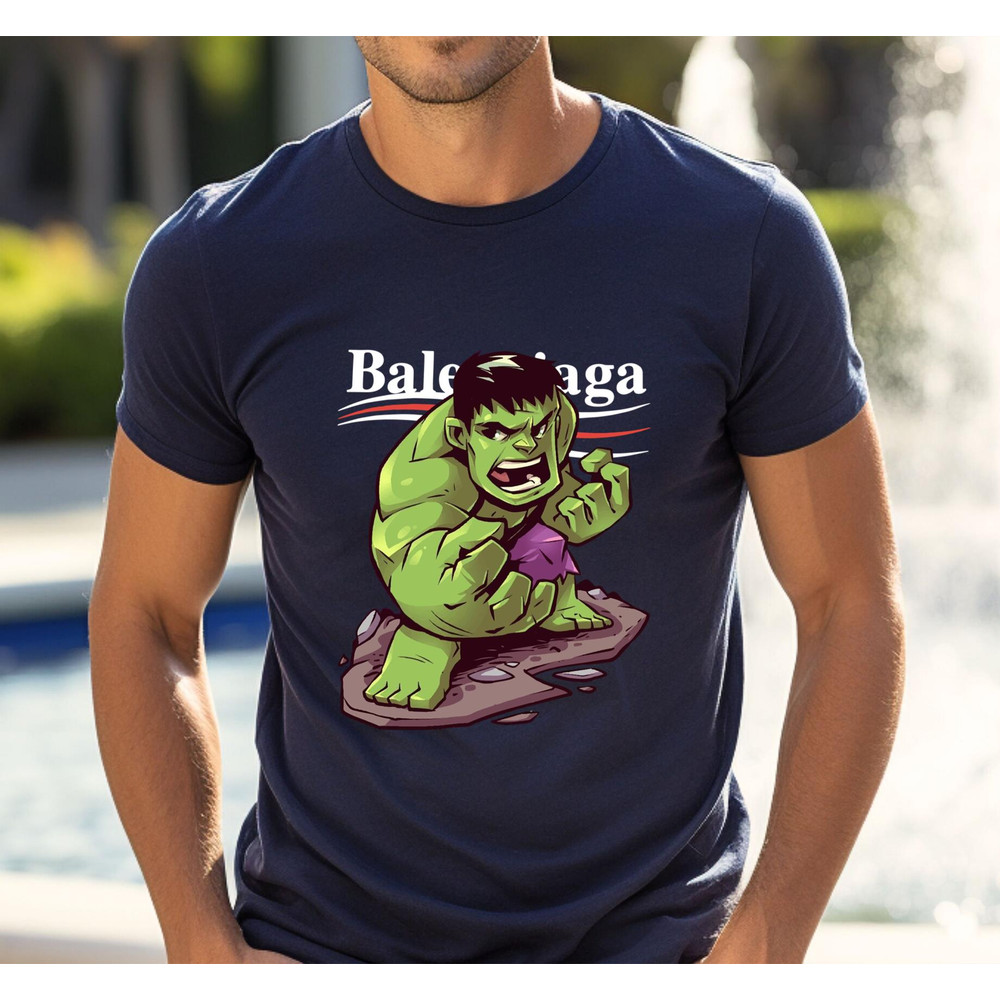 Balenciaga Hulk Avengers Chibi Fan Gift TShirt02navy02navyjpg