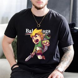 balenciaga link zelda chibi fan gift t-shirt
