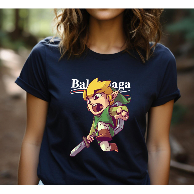 Balenciaga Link Zelda Chibi Fan Gift TShirt05gnavy05gnavyjpg