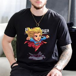 balenciaga supergirl chibi fan gift t-shirt