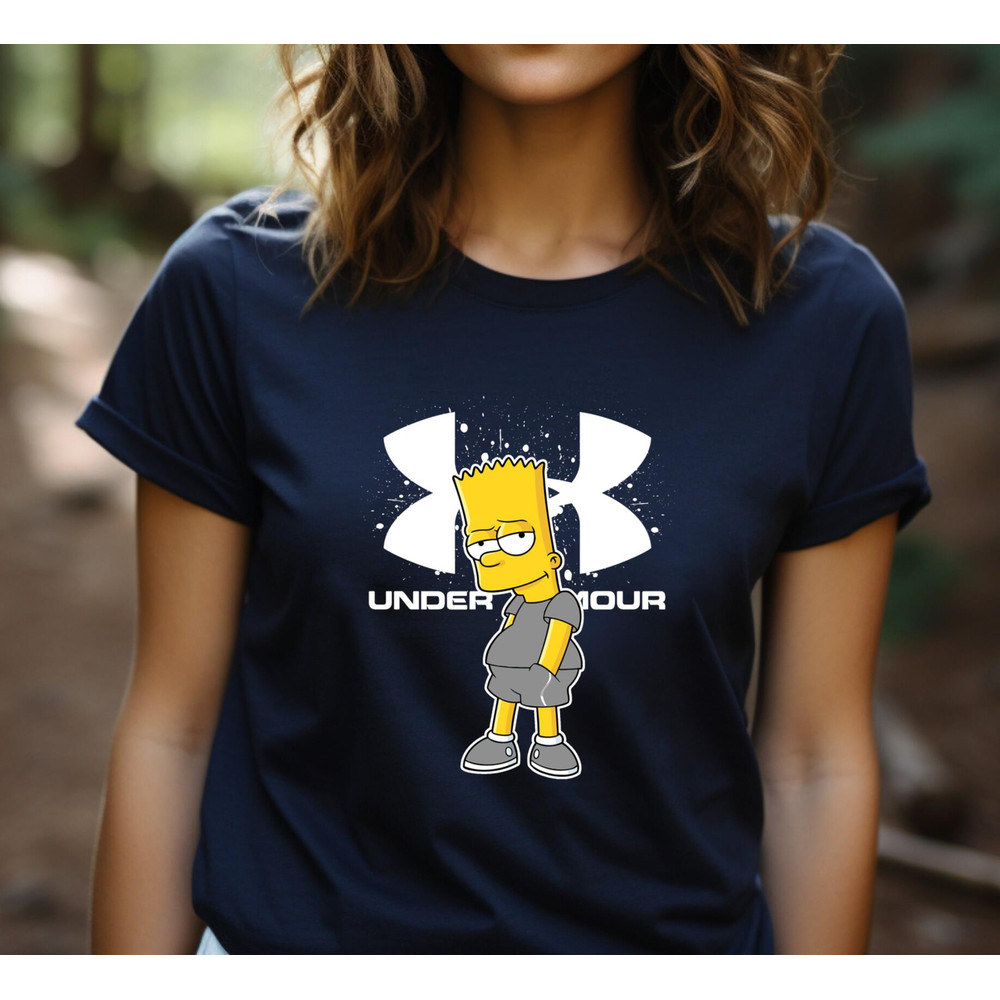 Bart Simpson Under Armour Fan Gift TShirt05gnavy05gnavyjpg