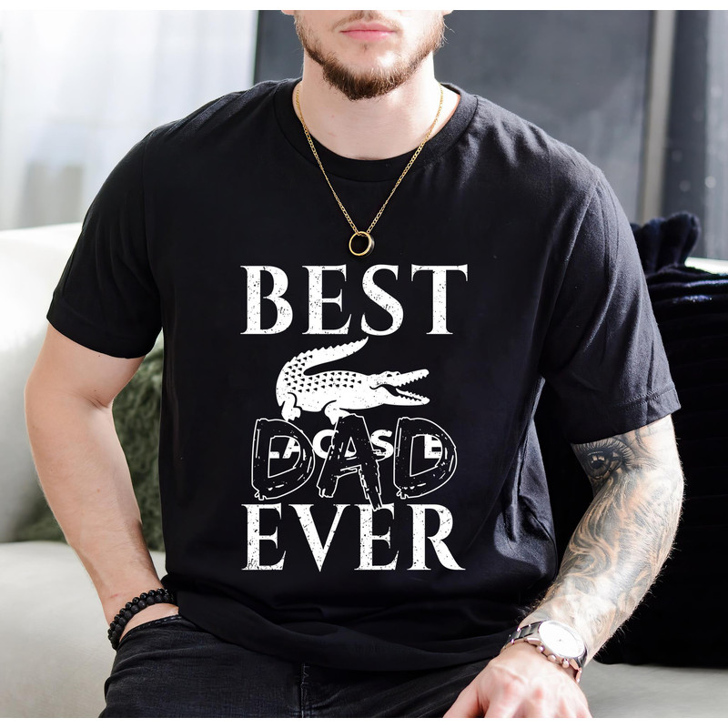 Best Lacoste Dad Ever Fathers Day Gift TShirt01black01blackjpg