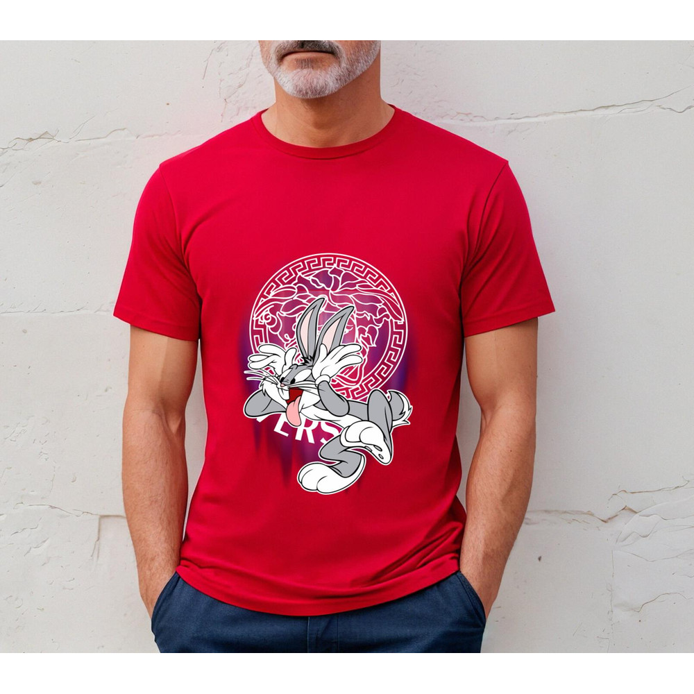 Bugs Bunny Versace Fan Gift TShirt03red03redjpg