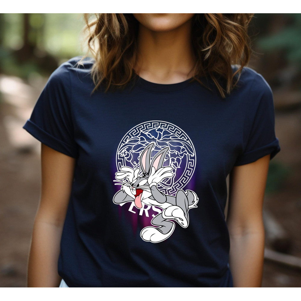 Bugs Bunny Versace Fan Gift TShirt05gnavy05gnavyjpg