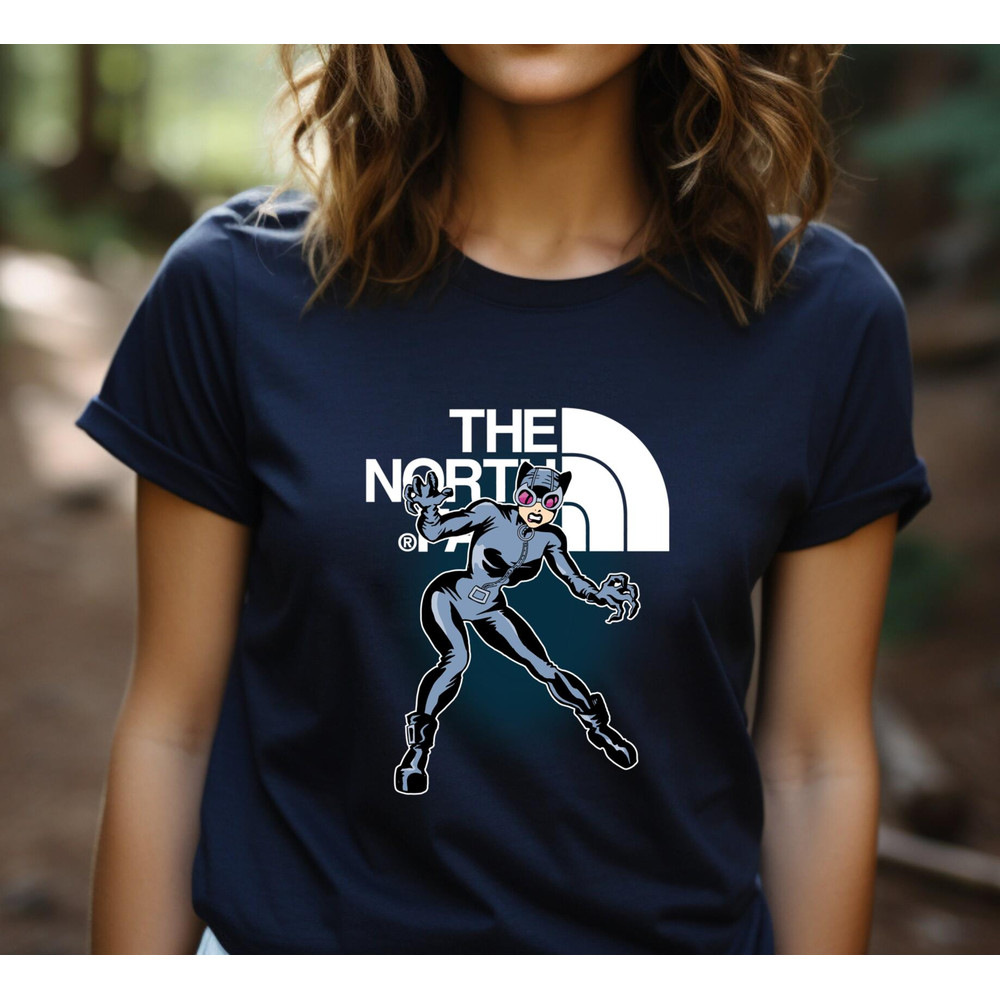 Catwoman The North Face Fan Gift TShirt05gnavy05gnavyjpg