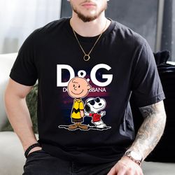 charlie brown - snoopy dolce & gabbana fan gift t-shirt
