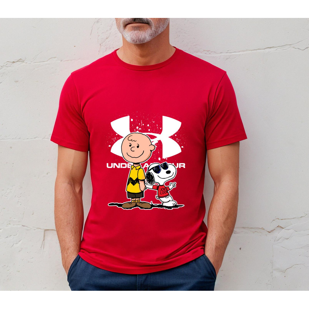 Charlie Brown  Snoopy Under Armour Fan Gift TShirt03red03redjpg