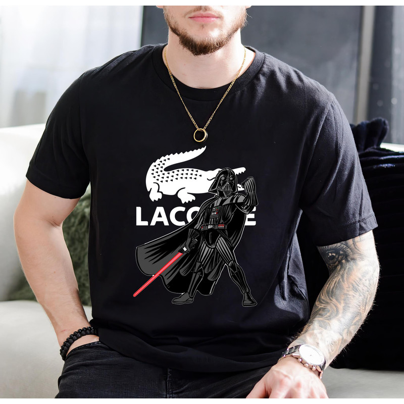 Darth Vader Lacoste Fan Gift TShirt01black01blackjpg
