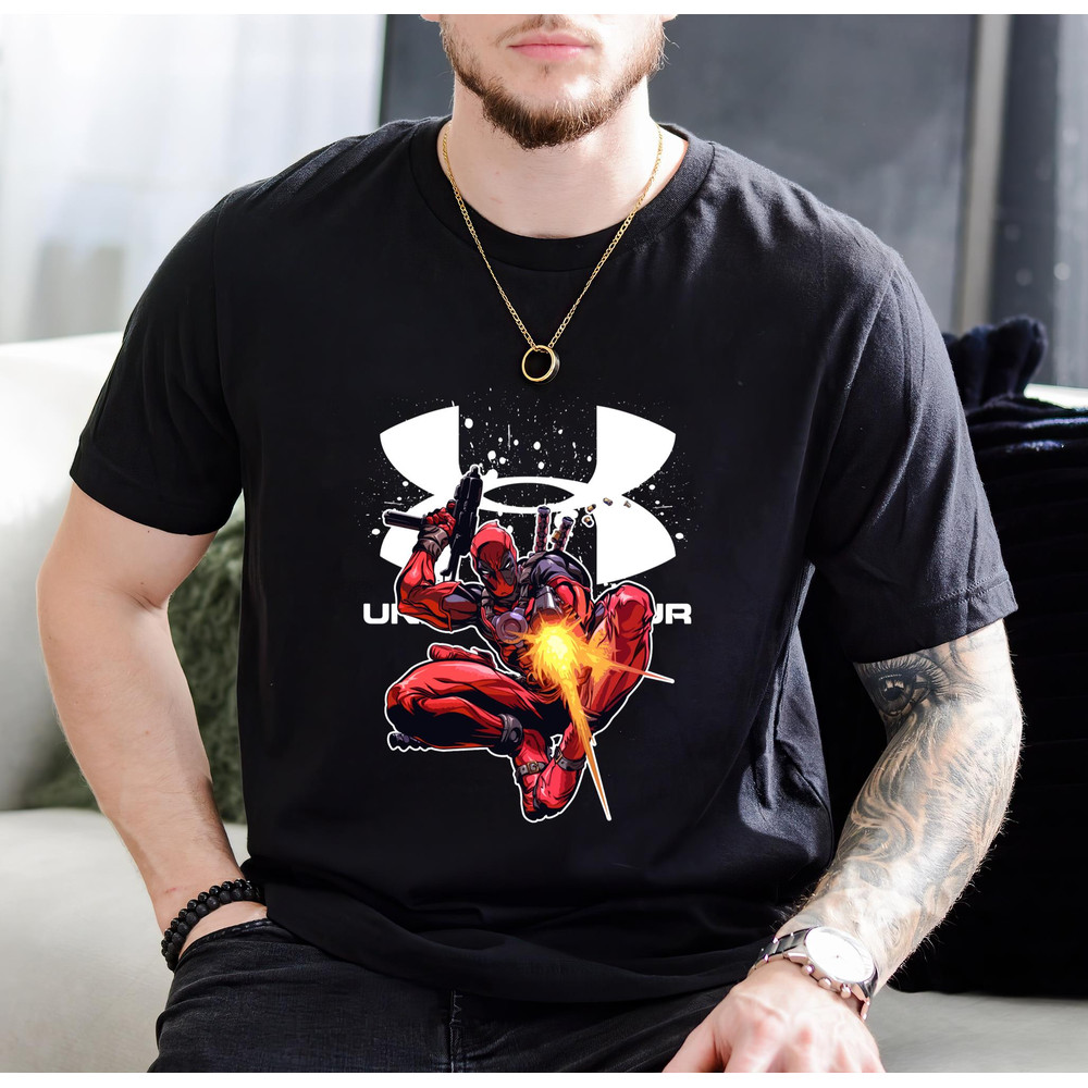 Deadpool Under Armour Fan Gift TShirt01black01blackjpg