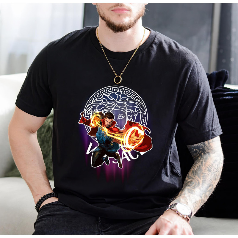 Doctor Strange Versace Fan Gift TShirt01black01blackjpg