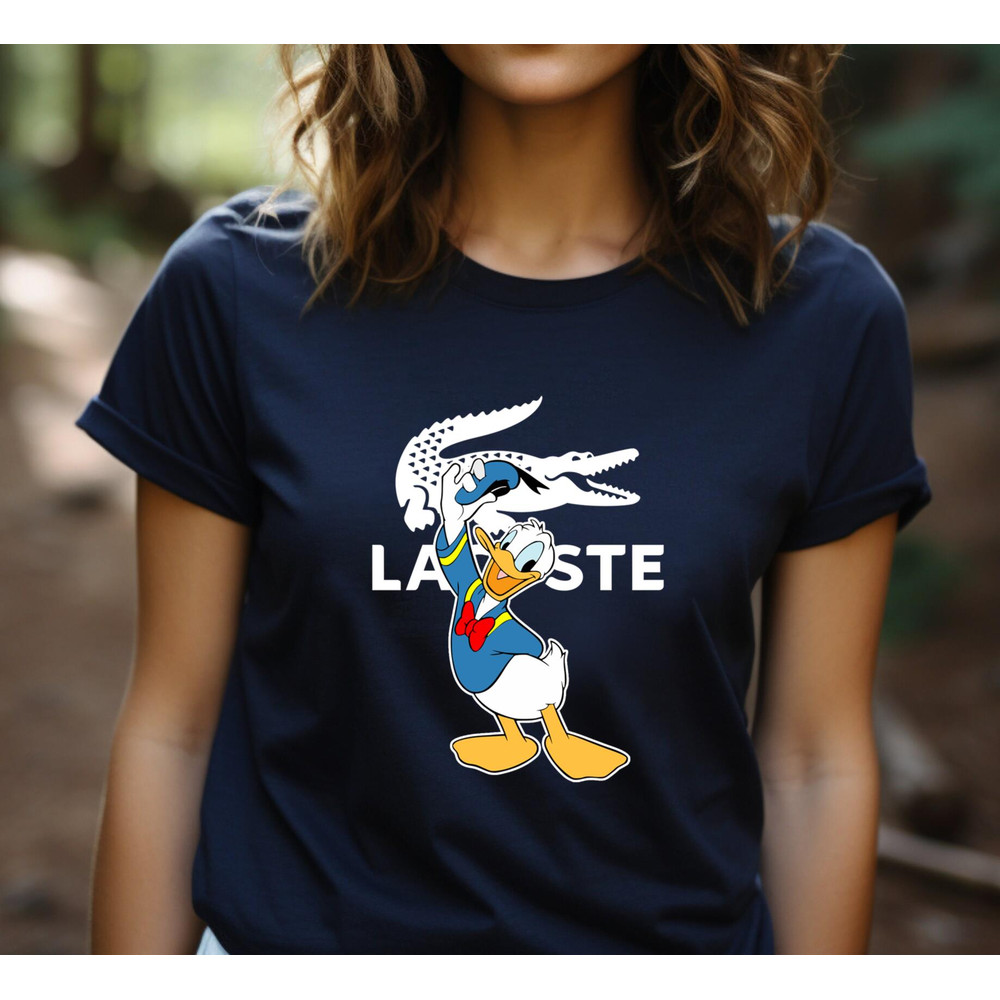 Donald Duck Disney Lacoste Fan Gift TShirt05gnavy05gnavyjpg