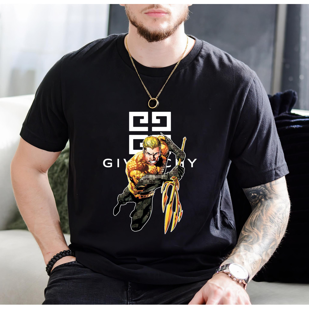 Givenchy Aquaman Fan Gift TShirt01black01blackjpg