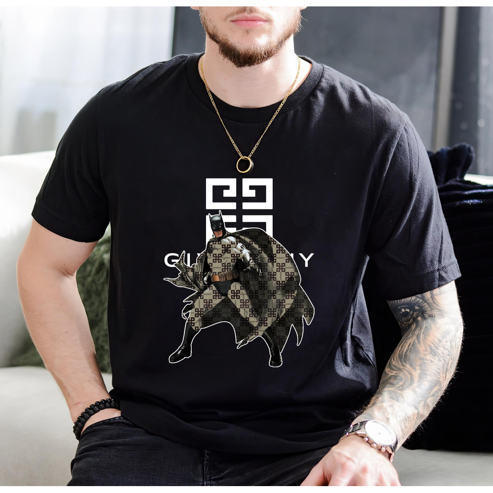 Givenchy Batman Fan Gift TShirt01black01blackjpg