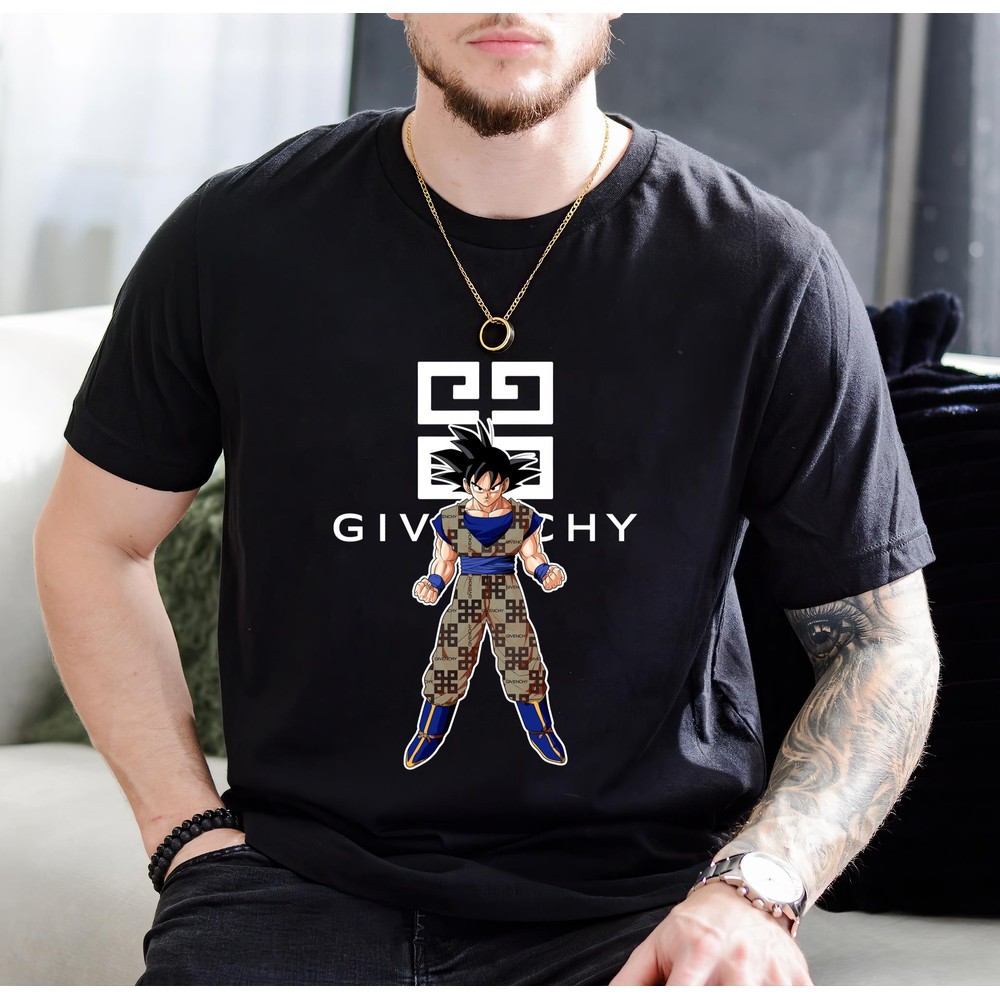 Givenchy Goku Dragon Ball Z Fan Gift TShirt01black01blackjpg
