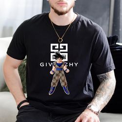 givenchy goku - dragon ball z fan gift t-shirt