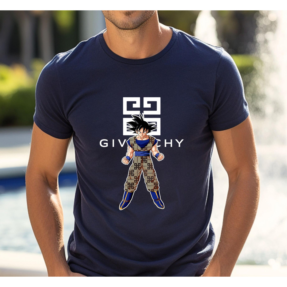 Givenchy Goku Dragon Ball Z Fan Gift TShirt02navy02navyjpg