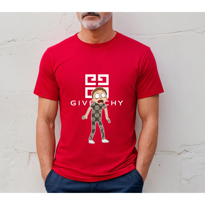 Givenchy Morty Smith Rick and Morty Fan Gift TShirt03red03redjpg