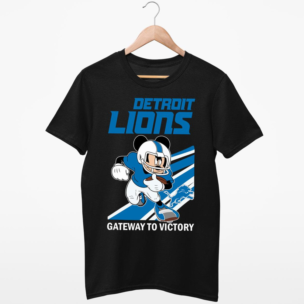 Lions Gateway To Victory Mickey Mouse Shirts01black01blackjpg
