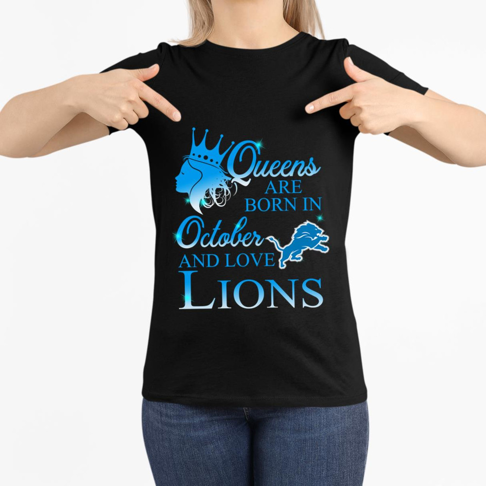 Queens Are Born In October And Love Lions03red03redjpg
