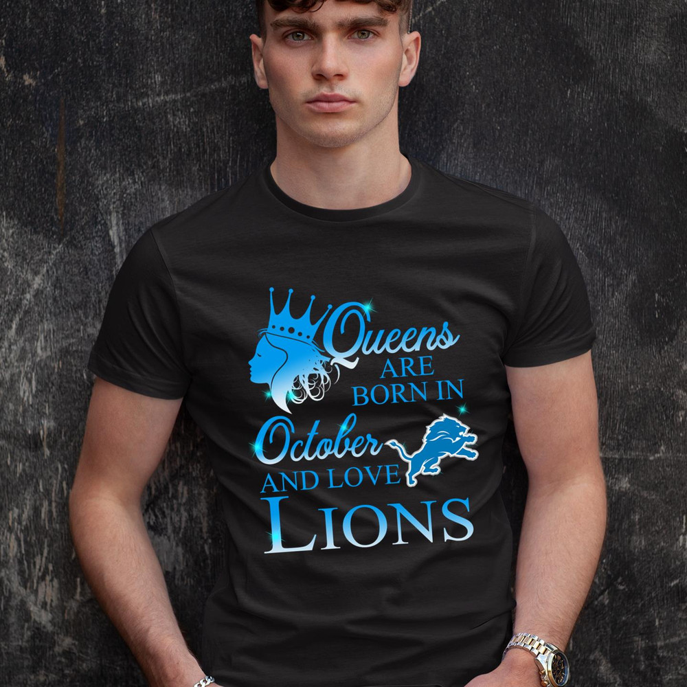 Queens Are Born In October And Love Lions04gblack04gblackjpg