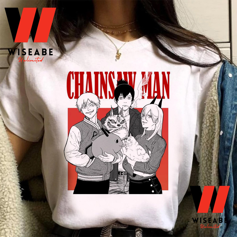 Cheap Power Aki Hayakawa And Power Chainsaw Man Anime T Shirtjpg