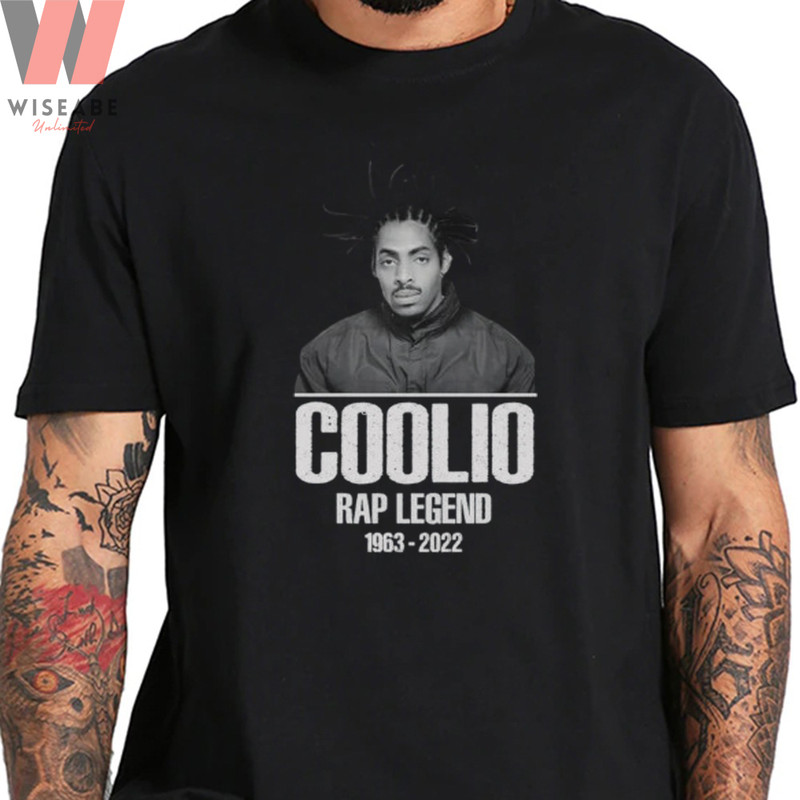 Hot Rapper Coolio Rest In Power Black Shirtjpg