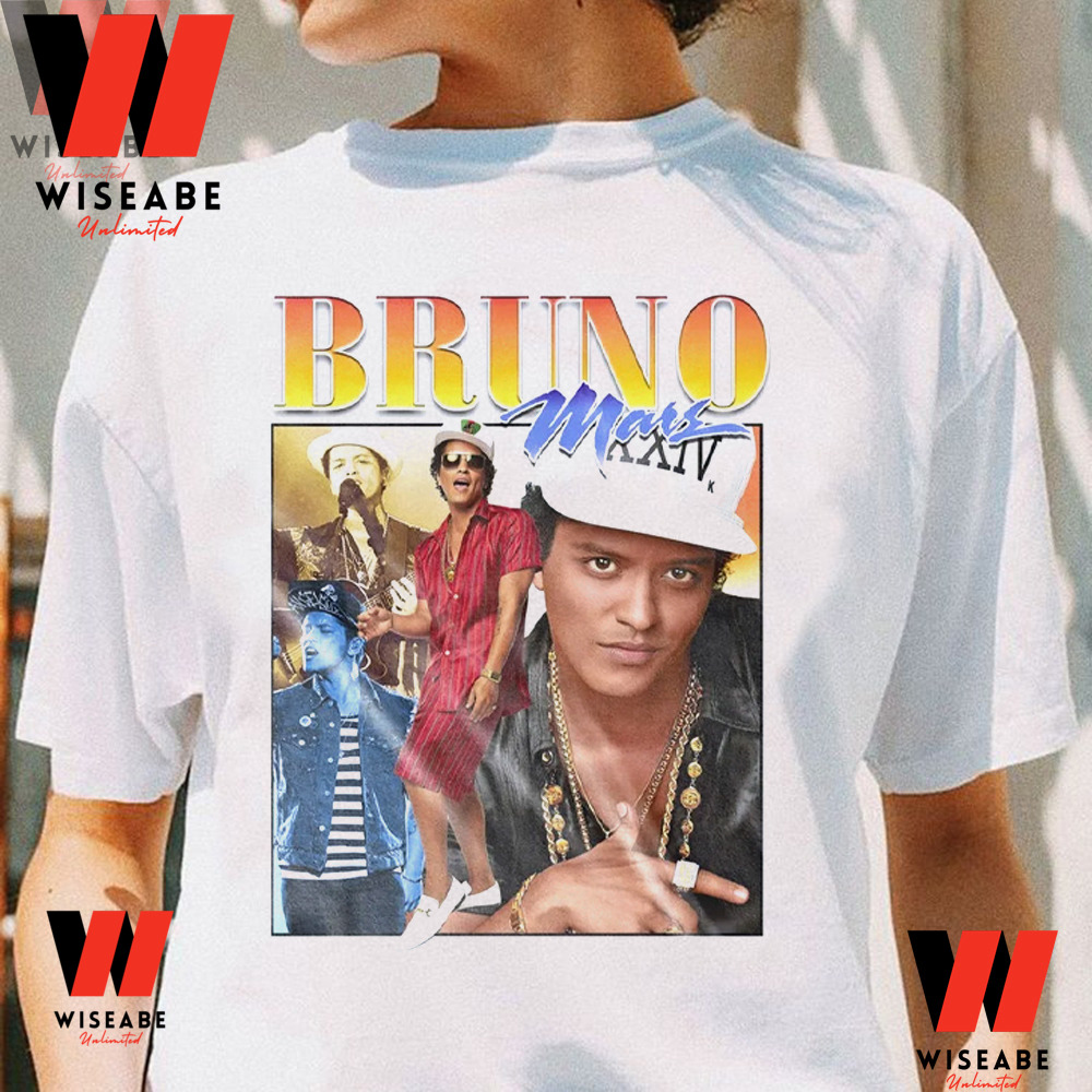 Retro Bruno Mars T Shirtjpg