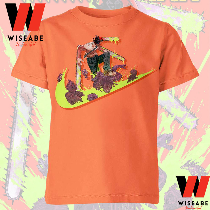 Cheap Nike Chainsaw Man T Shirt Cheap Anime Shirtjpg