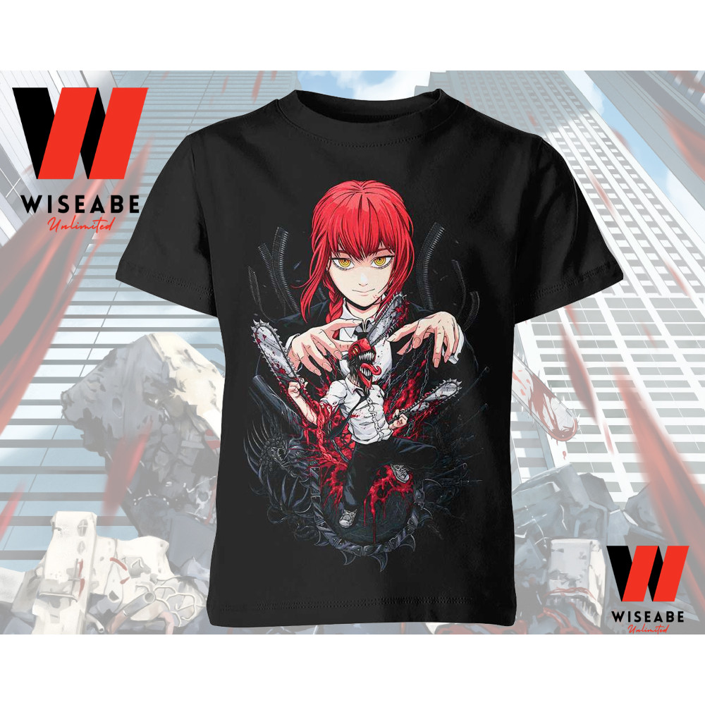 Unique Makima Controls Chainsaw Man Anime T Shirt Cheap Anime Shirtjpg