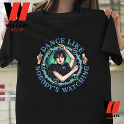 jenna ortega wednesday addams dance like nobody watching halloween t shirt