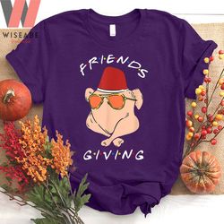 funny thanksgiving turkey friendsgiving shirt