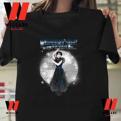 jenna ortega wednesday night fever halloween t shirt, wednesday addams merchandise