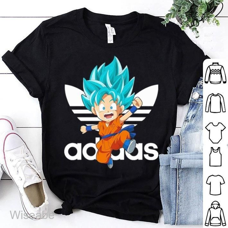 Adidas Chibi God Vegeta Dragon Balls TShirt Adidas Logo t shirtjpg