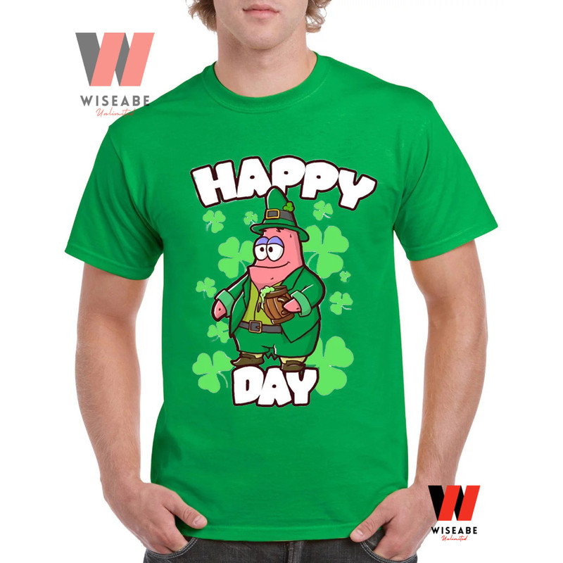 Irish Green Spongebob Patrick Star Happy St Patricks Day T Shirt Saint Patricks Day Giftsjpg