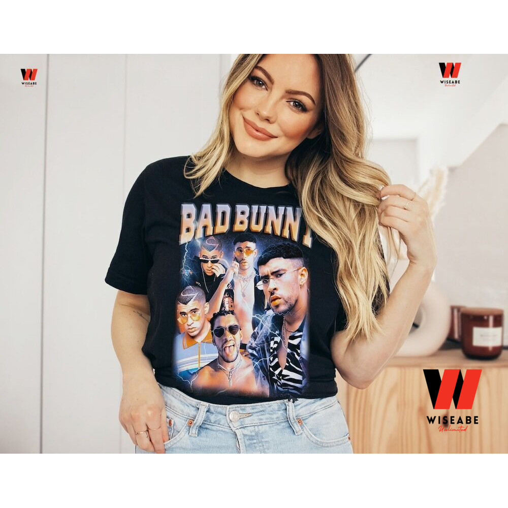 Vintage Bad Bunny Graphic Tee Vintage Bad Bunny Shirtjpg