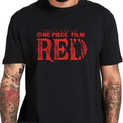 unique anime one piece film red shirt
