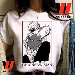 cheap denji and pochita manga pattern chainsaw man t shirt