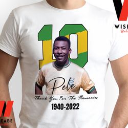 legend number 10 of brazil football rest in peace pele t shirt
