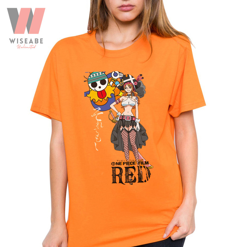 Nami Member Of Straw Hat Pirates One Piece Film Red 2022 TShirtjpg