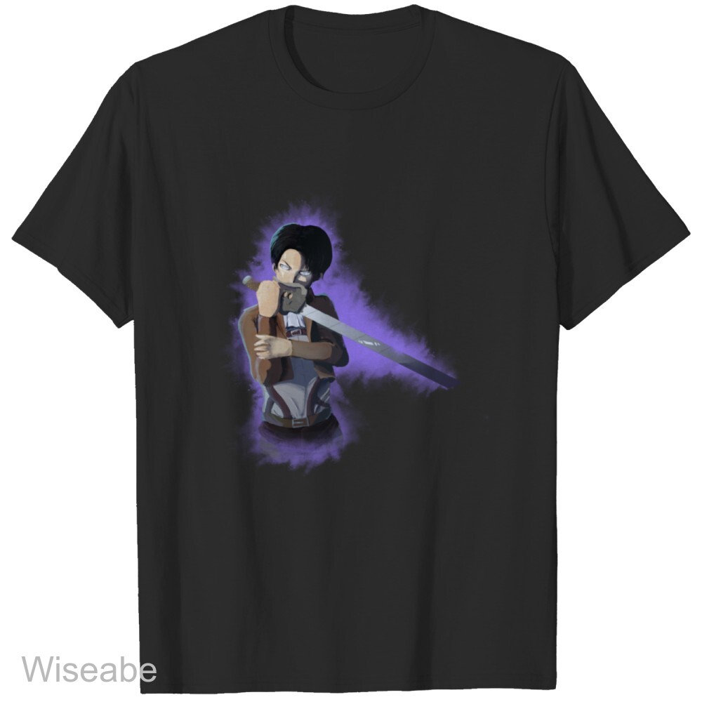 Levi Ackerman Attack On Titan Tshirt  Attack On Titan Merchandisejpg