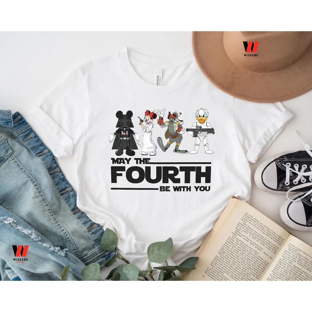 Funny Star Wars Day 2023 May The Fourth Be With You T Shirt Star Wars Fathers Day Giftsjpg