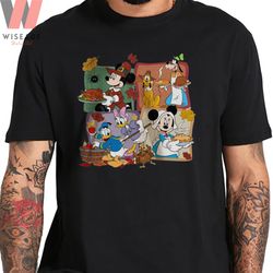 mickey minnie donald and goofy welcome thanksgiving disney thanksgiving shirt